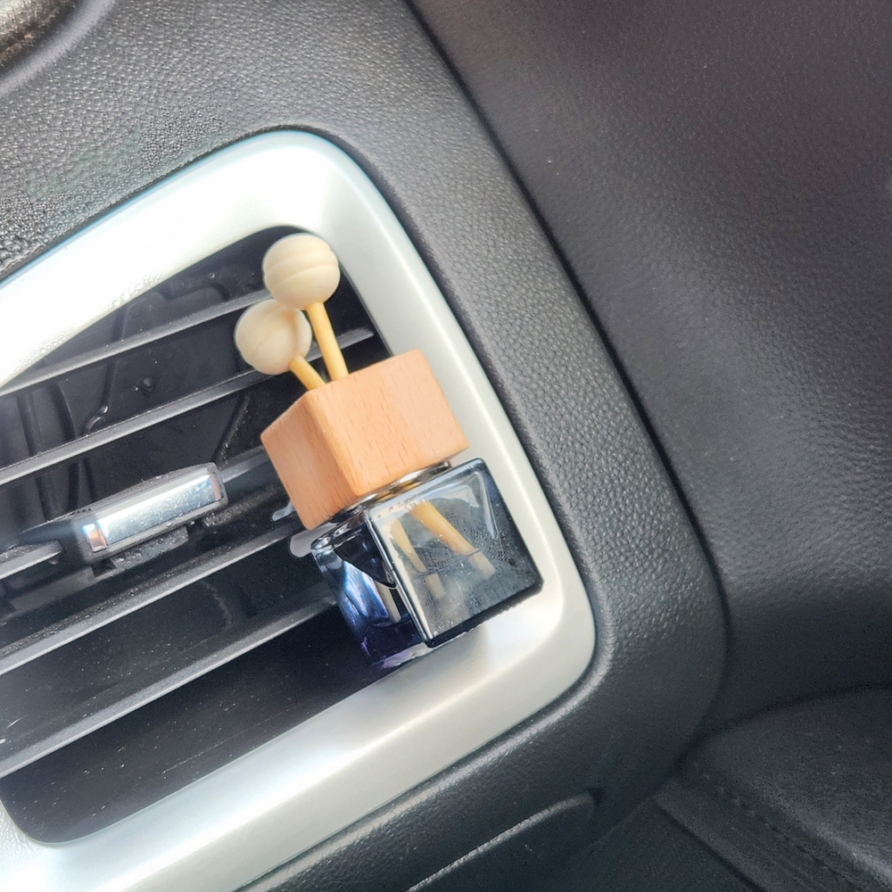 2 Pack Of Vent Clip Car Smellie with Ombre Black Bottle/ Your Fragrance Choice